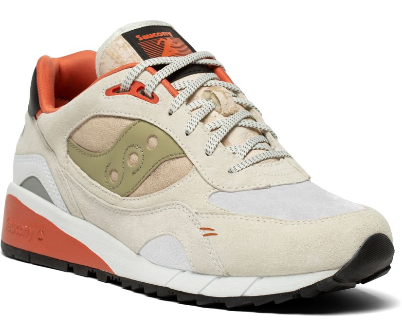 Saucony Shadow 6000 Destination Unknown Women's Originals White / Beige / Orange | Canada 080WNBY